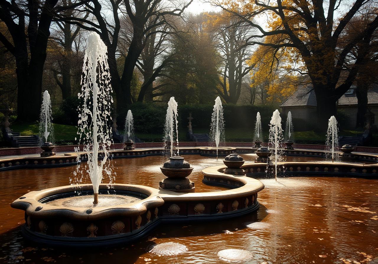 De Bedriegertjes — historische waterspelen in de tuinen van Kasteel Rosendael